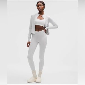 LULULEMON SOFTY SUEDEY CROSS WAIST TIGHT 25” NEW